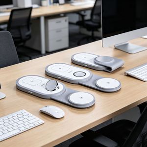 Grenzüberschreitende 3-in-1 Faltbare Magnetische Kabellose Ladestation 15W Schnellladestation für Handys, Kopfhörer und Smartwatches - Product Image 4