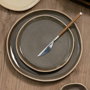 Set di stoviglie in ceramica da 10 pollici 8 pollici ad alte prestazioni EKA Set di piatti e piatti all'ingrosso in gres europeo Set piatti e piatti - Product Image 3