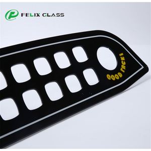 Verre trempé personnalisé par le fabricant avec impression sérigraphique pour panneau de commande de machine de jeu - Product Image 4