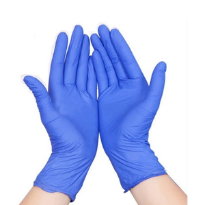 Gants en nitrile bleu Prix bon marché Bonne flexibilité Gants de ménage jetables Gants en nitrile sans poudre Grossiste Fabriqué en Chine - Product Image 2