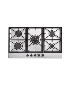 Vente chaude bas prix plaque de cuisson à gaz 5 brûleurs couvercle de cuisinière pour 5 brûleurs standard prix raisonnable cuisinière à gaz 5 brûleurs