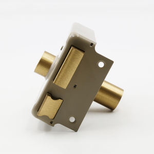 डबल रिमैक डेडलॉक सुरक्षा दरवाजा लॉक सतह घुड़सवार डेडबॉल्ट मेटल गेट नाइट रिम लैच लॉक - Product Image 5