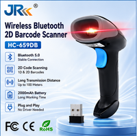 Escáner de Código de Barras Portátil JR 659, 2D QR Inalámbrico Bluetooth 5.0 para Gestión de Documentos y Control de Inventario