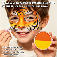 Peinture pour le visage et le corps à base d'eau OEM 30g, couleur de haute qualité pour les fournitures de peinture corporelle