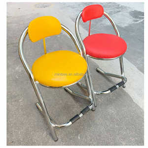 <span class=keywords><strong>Silla</strong></span> de Bar de Acero Inoxidable Económica para Juegos de Arcade, Asiento para Juegos de Diversión que Funcionan con Monedas - Product Image 4