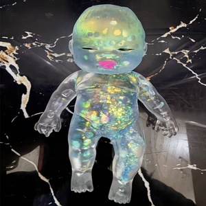 Jouet sensoriel anti-stress en silicone souple Décompression Glitter Natasha pour enfants et adultes - Product Image 4