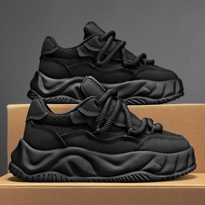 รองเท้าสเก็ตบอร์ดผู้ชาย แฟชั่นทันสมัย กีฬากลางแจ้ง รองเท้าลำลองแบบสวม วิ่งได้ กันลื่น ฤดูร้อน ฤดูใบไม้ร่วง ฤดูหนาว - Product Image 1