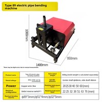 Grande machine manuelle de cintrage de tuyaux, type 89, pour la cintrage de tuyaux en acier inoxydable/aluminium/plastique