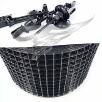 Clips en maille de nylon stabilisés aux UV avec écrous pour l'installation de panneaux solaires, protection contre les oiseaux et lutte antiparasitaire, attaches résistantes aux UV