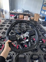 Accessoires intérieurs personnalisés Volant de voiture en fibre de carbone pour Toyota Hilux Fortuner Land Cruise GR Previa
