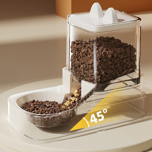 Auto <b>Cat</b> <b>Feeder</b> & Water Dispenser - 2-in-1 Pet Drinking Supplies - Product Image 3