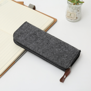 <span class=keywords><strong>Feutre</strong></span> tissu étuis à crayons papeterie sac de rangement sac cosmétique pochette à crayons étui porte-sac lunettes pochette lunettes étui - Product Image 5