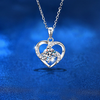 XDC57 S925 collier en argent Sterling pour femmes pendentif rond étincelant pavé collier mode anniversaire anniversaire bijoux cadeaux