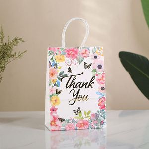 Food Takeaway square Bottom Without Handle <b>Bread</b> Beverage Printing Gift Kraft Paper <b>Bag</b> with Handle - Product Image 1