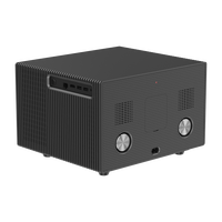 Reproductor de Videojuegos LCD Nativo 4K de 6.37 Pulgadas, Proyector Beam, Altavoz Inteligente con Wifi y BT, Cine en Casa, Proyector de Películas