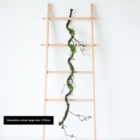Plantes vertes artificielles en rotin plastique, branches et lianes séchées, décoratives pour mariages, aménagement paysager, arrangements floraux, ignifuges, modernes