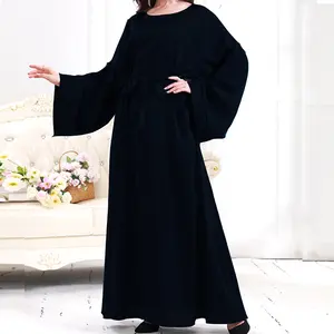 Islam Vrouwen Kleding Abaya Afrikaanse Jurken Femmes Robe Musulmane Moslim Mode Dubai Abaya Lang Met Riem