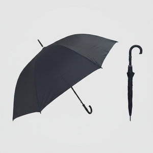 73cm Black <b>Automatic</b> Travel <b>Umbrella</b> New Design 36pcs/CS 8K Ribs Three-Folding and Straight Styles Auto Open Function - Product Image 2