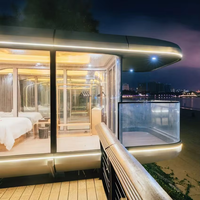 Capsule spatiale personnalisable multi-tailles, adaptée aux sites touristiques, aux campings ou à une utilisation comme magasin