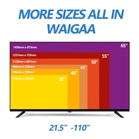 Téléviseur intelligent LED 4K 120Hz de 49 pouces avec mode de jeu à faible latence d'entrée, noir, avec ports pour hôtel, maison et utilisation en extérieur/cuisine