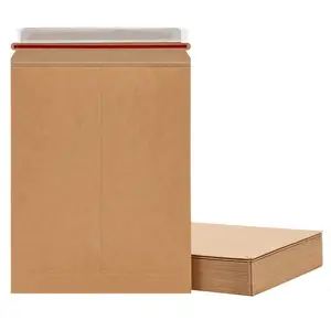 A3 Size Photo Document Shipping Mailer Cardboard Packaging Envelopes With Custom Logo