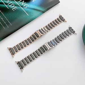 <span class=keywords><strong>Correa</strong></span> de Cerámica de Lujo para Reloj <span class=keywords><strong>Apple</strong></span>, Brazalete Metálico Ejecutivo para las Series 11, 10, 9, 8, 7, 49mm, 45mm, 46mm - Product Image 3