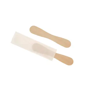 Disposable Wooden Cutlery Set Supplier Fast Food Tableware Fork Knife Spoon for Ice-cream
