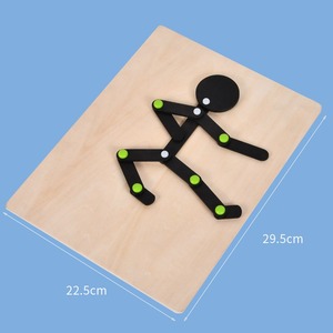 Speelplek voor kinderen Hoek Zelfgemaakte beweging Kleine figuur Observatie Motorische vaardigheden Puzzelspel Montessori Spelen Lesgeven Speelgoed - Product Image 4