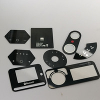 Panel de Vidrio con Pantalla Táctil para Interruptor, Recubrimiento Gráfico de PVC, Panel Frontal de PMMA con Impresión de Seda en Blanco y Negro para Hogar Inteligente, Precio Económico