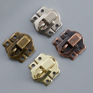 Retro Style Iron Furniture Lock Keyless Thick Type Iron Sheet Unlock Yuanbao Button Gift Box <b>Accessory</b> for Hotel Workshop Use - Product Image 5