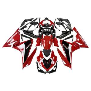 ชุดแฟริ่งสำหรับรถฮอนด้า <span class=keywords><strong>CBR500R</strong></span> ปี 2016 <span class=keywords><strong>2017</strong></span> 2018 สีขาวดำ ชุดตัวถังฉีดขึ้นรูปพลาสติก ABS ชุดแฟริ่งมอเตอร์ไซค์ - Product Image 1