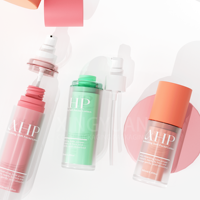 XINGYUAN Contenants d'emballage de luxe pour soins de la peau en plastique ABS double couche, flacon pompe pour toner et sérum, pour cosmétiques