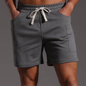 2026 Cotton Drawstring Sports <strong>Shorts</strong> <strong>Men</strong> <strong>Below</strong>-<strong>the</strong>-<strong>Knee</strong> Trendy Multi-Pocket Plus-Size Casual Cropped Fitness Mid-Length - Product Image 5