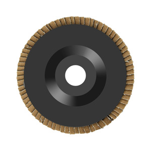 Roue de polissage à lamelles Kzd, 100 mm, diamètre intérieur 16 mm, pour meuleuse, disque de ponçage pour acier et aluminium - Product Image 4