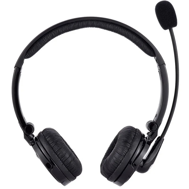 Draadloze Bluetooth Headset Met Twee Oren Voor Praten En Luisteren Naar Muziek