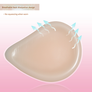 Mastektomi için toptan silikon protez meme formları Spiral al-şekil görünmez sutyen yastıkları yumuşak artırıcı protez meme formu - Product Image 3