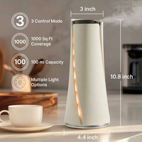 Diffuseur d'arômes portable sans eau en plastique pour petites batteries/Wi-Fi, mini diffuseur ultrasonique d'huiles essentielles, écologique