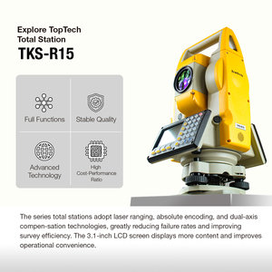 กล้องวัดมุม Toptech TKS-<span class=keywords><strong>R15</strong></span> ความแม่นยำสูง <span class=keywords><strong>ราคา</strong></span>ประหยัด <span class=keywords><strong>แบ</strong></span><span class=keywords><strong>ต</strong></span>เตอรี่ขนาดใหญ่ รองรับการใช้งานแบบไร้ปริซึม ระยะวัดได้ 1500 เม<span class=keywords><strong>ต</strong></span>ร - Product Image 2