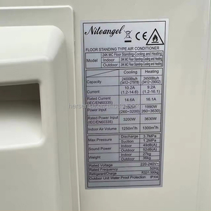 Climatiseurs électriques sur pied à fréquence fixe pour maison et hôtel 220V R32 48000btu Classe d'efficacité énergétique Refroidissement - Product Image 3