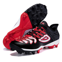Chaussures de baseball mi-montantes pour hommes, de qualité supérieure, avec crampons moulés, respirantes, antidérapantes et confortables, durables pour le jogging et le sport
