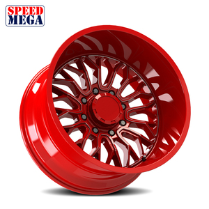 SPEED MEGA Forged Truck Custom 20x10 Gloss Black Machine Face Aluminum <b>Wheel</b> One Piece Cast Multi <b>Spoke</b> Passenger Car Rims - Product Image 4
