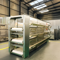 Système d'alimentation automatique pour l'élevage de poulets de chair et de poules pondeuses en cages