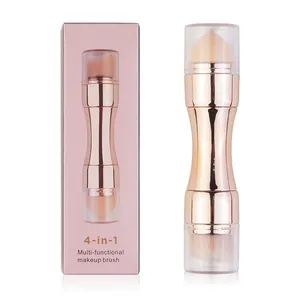 Mode privé Conception de brevet de qualité supérieure 4 en 1 Éponge de maquillage <span class=keywords><strong>rétractable</strong></span> multifonctionnelle Blush Smudge <span class=keywords><strong>Pinceau</strong></span> de maquillage pour les <span class=keywords><strong>lèvres</strong></span> - Product Image 1