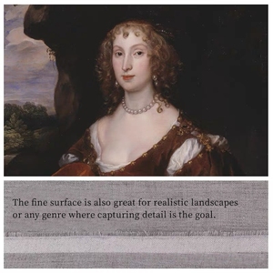 DIY <strong>Unprimed</strong> Belgian <strong>Linen</strong> <strong>Canvas</strong> for Artist Acrylic Oil Art Painting Supplies - Product Image 3