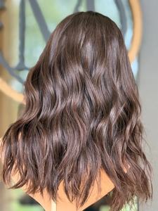 Parrucca Ebraica Realistica con Base Marrone e Riflessi, Capelli Europei Remy, Top in Pizzo Senza Colla, Punte Spesse per Donne - Product Image 3