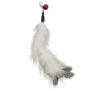 Juego de cabezales de repuesto para varita de plumas con cascabel, juguete de mano para gatos para juego interactivo - Product Image 4