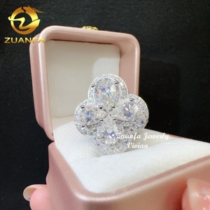 힙합 보석 사용자 정의 반지 스털링 실버 925 vs moissanite 아이스 아웃 힙합 보석 멋진 모양 남자 다이아몬드 반지