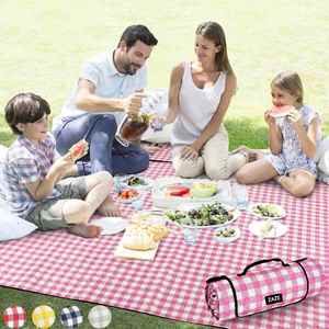 Tapis de plage imperméable épaissi et agrandi, portable, multifonctionnel, pour le camping en plein air et les pique-niques - Product Image 1