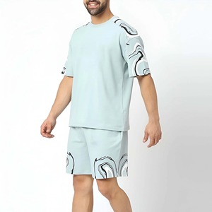 Ensemble décontracté d'été 2026 pour hommes – Tenue personnalisée avec T-shirt à manches courtes et short de plage 2 pièces - Product Image 3