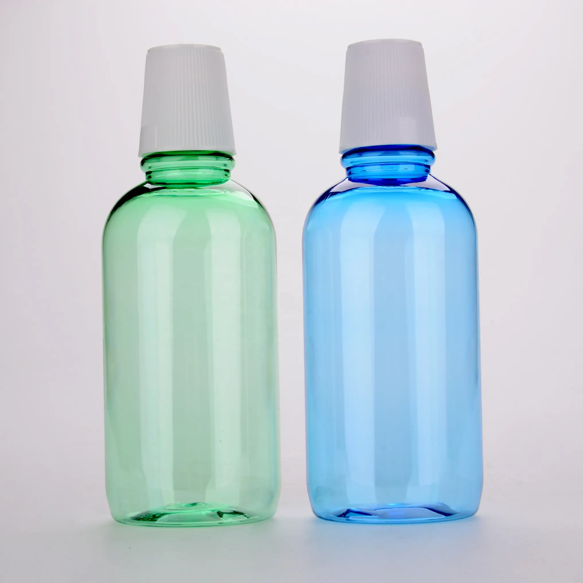 BPA-freie Fabrik Lebensmittel qualität 400ml Flüssige PET-Kunststoff flasche Mundwasser flasche